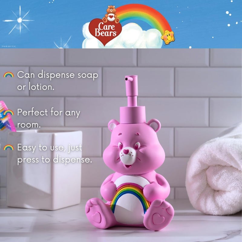 Franco موزع صابون/لوشن/معقم يدين من Care Bears Cheer Bear، 10.36 أونصة، يوم الحب (منتج مرخص رسميًا) من Collectibles - Image 2